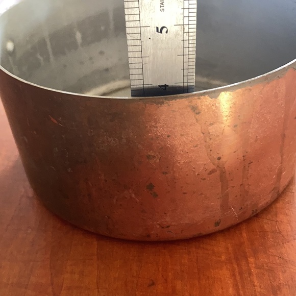 πͺπ½ Copper Pot | French Kitchen | 8.00β W x 4.00β D | Chef Life π₯¬π³ - Picture 12 of 13